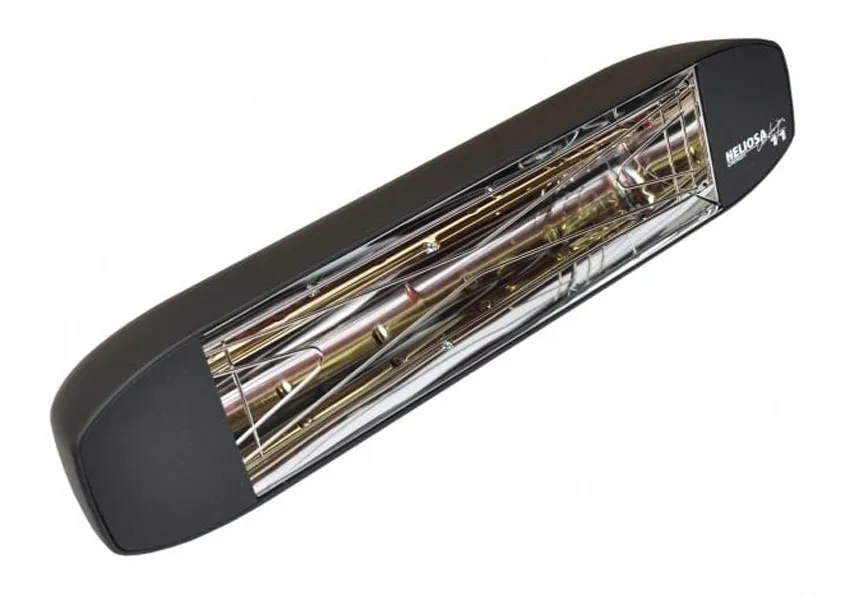Heliosa 11 compact electric patio heater 2kW – Grey