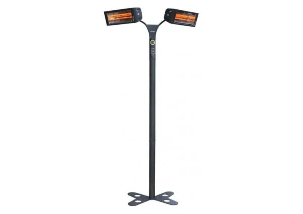 Heliosa 993 3kW weathersafe twin radiant heater and stand