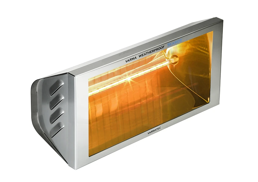 Varma WR2000 Stainless Steel Glass-Front 2kW IR Heater