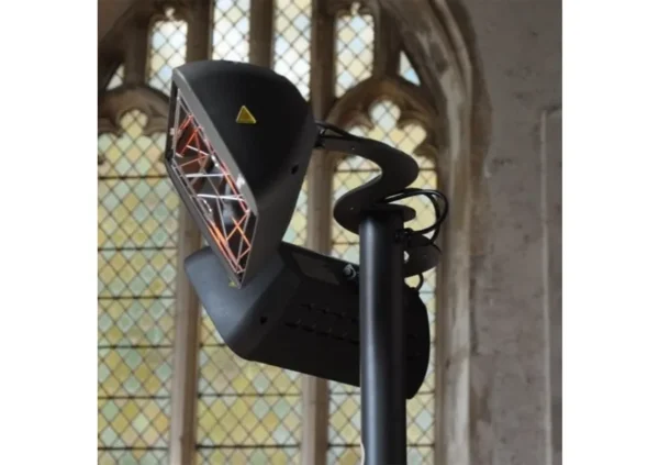Close up of Varma Tower heaters