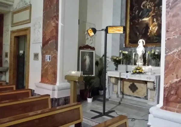 Varma Tower 3kW in a church