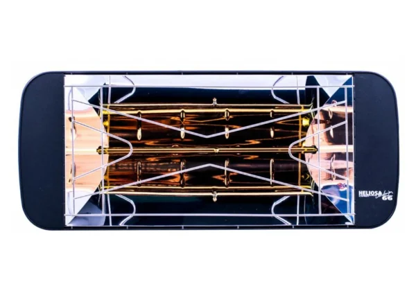 Helios 66 2kW Grey IR Heater Front