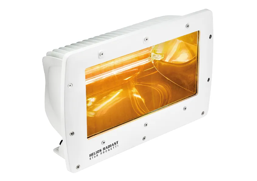 Helios Radient Cruise Infrared Heater, front angle on