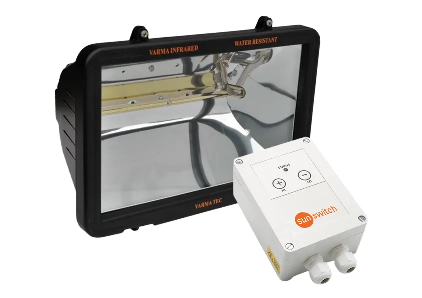 Varma 1.3kW Workshop heater – IP54 (dustproof & splashproof) and CC2 Controller