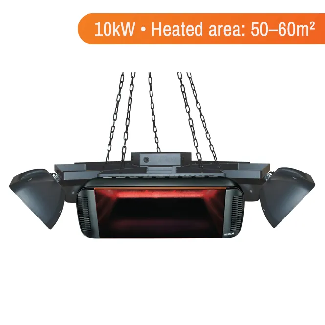 Heliosa Black heaters and Pentagon