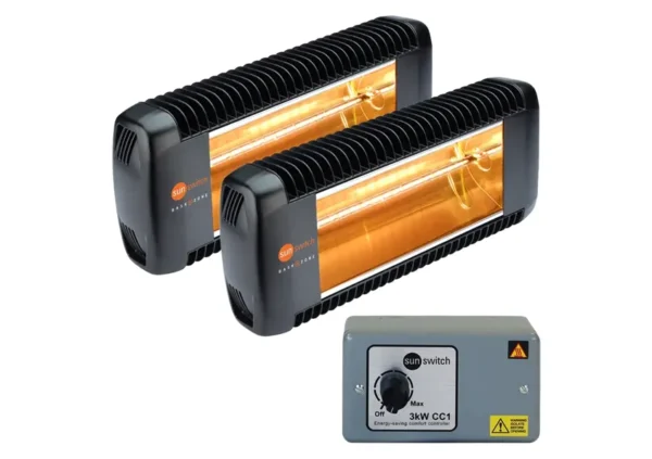 Specialist Animal Heater 1.5kW x2 and CC1 Controller