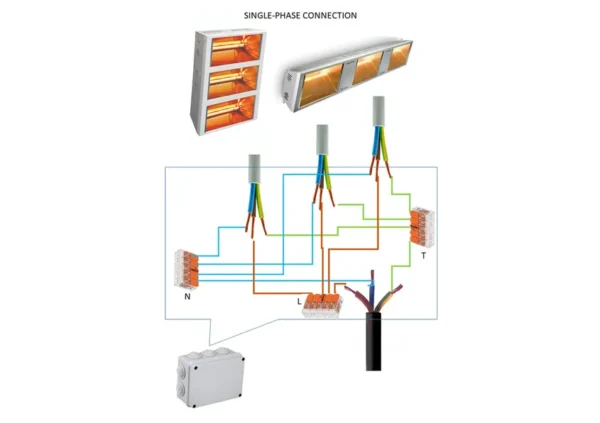 Single phase wiring diagram